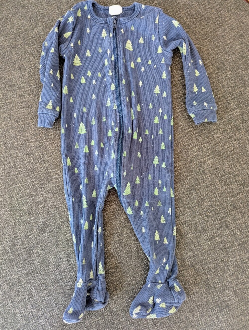 3/$20 Petit Lem Tree-Print Ribbed Sleeper